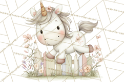 Princess and Unicorn Clip Art PNG Magical Mini World Product Image 4