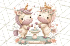 Princess and Unicorn Clip Art PNG Magical Mini World Product Image 3