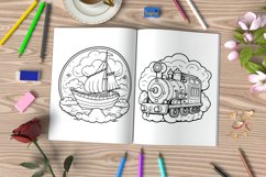 Coloring Page For Kids Cute Transport Product Image 2