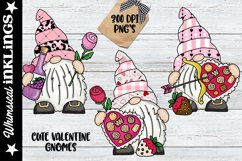 Cute Valentine Gnomes Sublimation Clipart Product Image 1