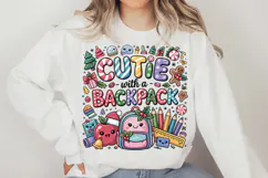 Cutie With A Backpack Sublimation Png Product Image 4