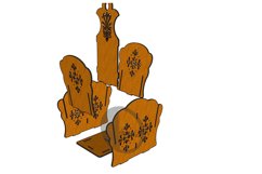 Cutlery storage box laser cutting file Product Image 4