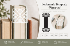 Cutout Bookmark Rattan SVG Papercut BUNDLES Product Image 4