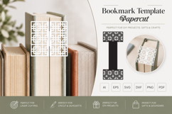 Cutout Bookmark Rattan SVG Papercut Product Image 1