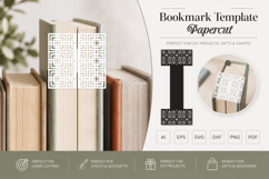 Cutout Bookmark Rattan SVG Papercut Product Image 1