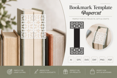 Cutout Bookmark Rattan SVG Papercut Product Image 1