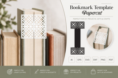 Cutout Bookmark Rattan SVG Papercut Product Image 1