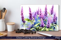 Glass Cutting Board Design | Anise Hyssop Product Image 1