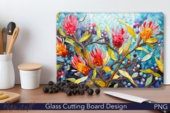 Glass Cutting Board Design | Mosaic Watercolor Design Product Image 1
