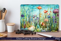 Glass Cutting Board Design | Underwater world Product Image 1
