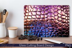 Leather Cutting Board Design | Bronze Crocodile Skin PNG Product Image 1