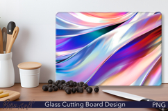 Abstract Cutting Board Design | Colorful Product Image 1