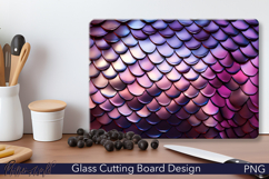 Scales Cutting Board Design | Purple Product Image 1