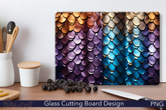 Scales Cutting Board Design | Colorful Texture Product Image 1
