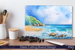 Glass Cutting Board Design | Sea Beach Product Image 1