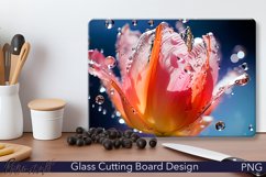 Glass Cutting Board Design | Tulip PNG Product Image 1