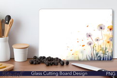 Glass Cutting Board Design | dandelions Product Image 1