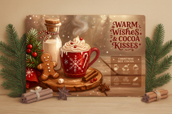 Christmas Kitchen Set, cutting board, Christmas towel, mug Product Image 6