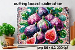 Figs cutting board sublimation Product Image 1