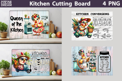 Funny Chicken Cutting Board | Kitchen Cutting Board Product Image 1
