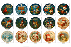Winter Round Kitchen Glass Cutting Board Bundle Product Image 3