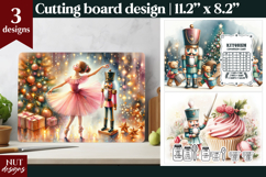 Christmas cutting board, Christmas Nutcracker cutting Board Product Image 1