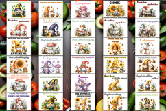 Summer gnomes Cutting Board Bundle, Flowers Watercolor Product Image 4
