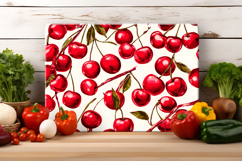 Cherry Cutting Board Design | Cutting Board Sublimation Product Image 3