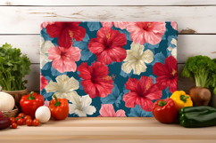 Hibiscus Flower Cutting Board | Cutting Board Sublimation Product Image 4