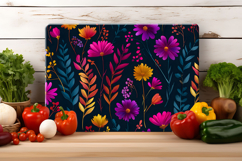 Colorful Wildflower Cutting Board | Cutting Board Png Product Image 4