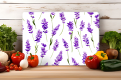 Watercolor Lavender Flower Cutting Board | Cutting Board png Product Image 4