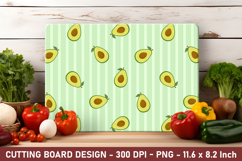 Avocado Stripe Cutting Board | Cutting Board Png Product Image 1