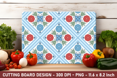 Folk Art Flower Cutting Board | Cutting Board Png Product Image 1