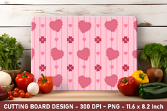 Heart &amp; Floral Cutting Board | Cutting Board Png Product Image 1