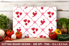 Heart Pattern Cutting Board | Cutting Board Png Product Image 1