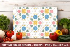 Folk Art Flower Cutting Board | Cutting Board Png Product Image 1