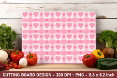 Pink Heart Cutting Board | Cutting Board Png Product Image 1