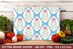 Folk Flower Cutting Board | Cutting Board Png Product Image 1
