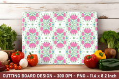 Folk Floral Cutting Board | Cutting Board Png Product Image 1