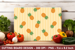 Pineapple Stripe Cutting Board | Cutting Board Png Product Image 1