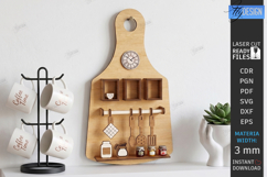 Kitchen Board Miniature Room Box Laser Cut Bundle | 3D Board Product Image 16