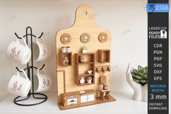 Kitchen Board Miniature Room Box Laser Cut Bundle | 3D Board Product Image 18
