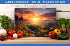 Scene Painting cutting board design | Cutting board png Product Image 1