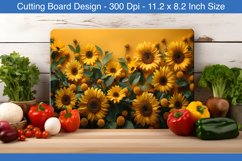 Sunflowers cutting board design| Cutting board png Product Image 1