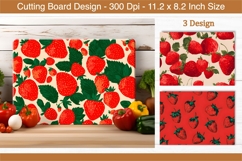 Strawberry Cutting Board | Cutting Board Sublimation Product Image 1