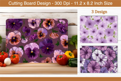 Petunia Flower Cutting Board | Cutting Board png Product Image 1