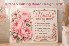 nana cutting board, mothers day cutting board Product Image 1
