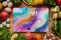 Rainbow Agate Cutting Board Design - 04 Variations Product Image 1