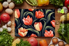 Tulip flowers Cutting Board Design - 04 Variations Product Image 1