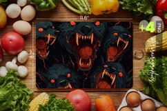 Scary Wolves Cutting Board Design - 04 Variations Product Image 1